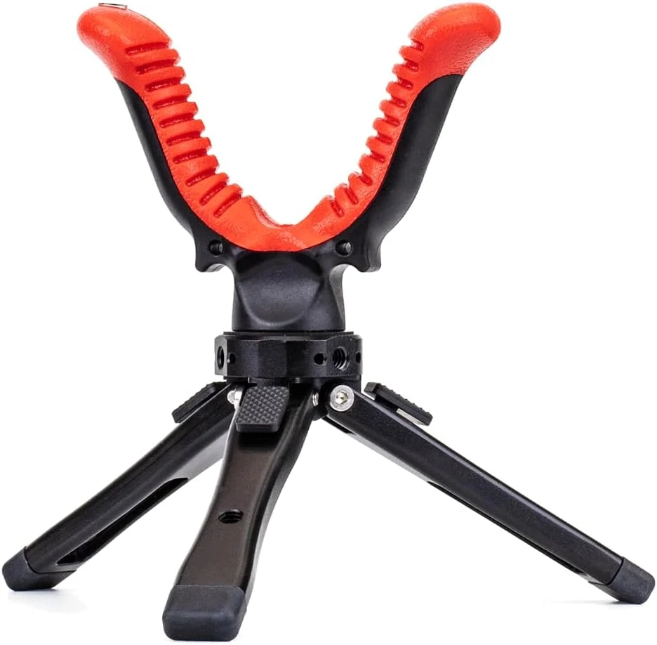 Zeadio Camera Tripod Rest, Adjustable Portable Rest Stand with 360 Degree Rotation V Yoke for All Camera