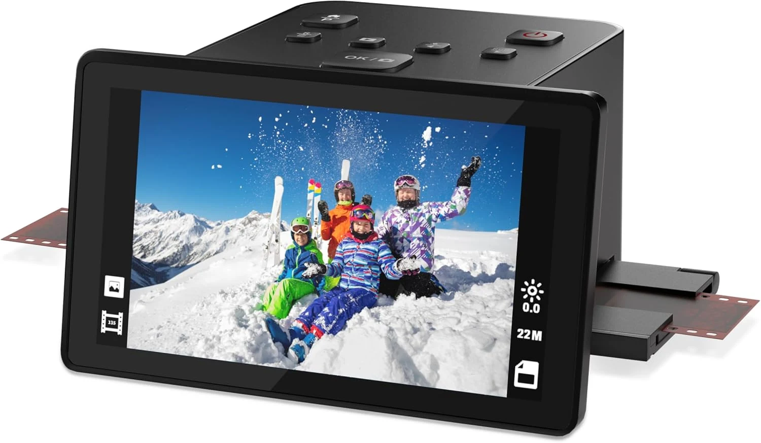 DigitConvert Digital Film & Slide Scanner with 5 Inch LCD Screen, 22MP JPEG Conversion