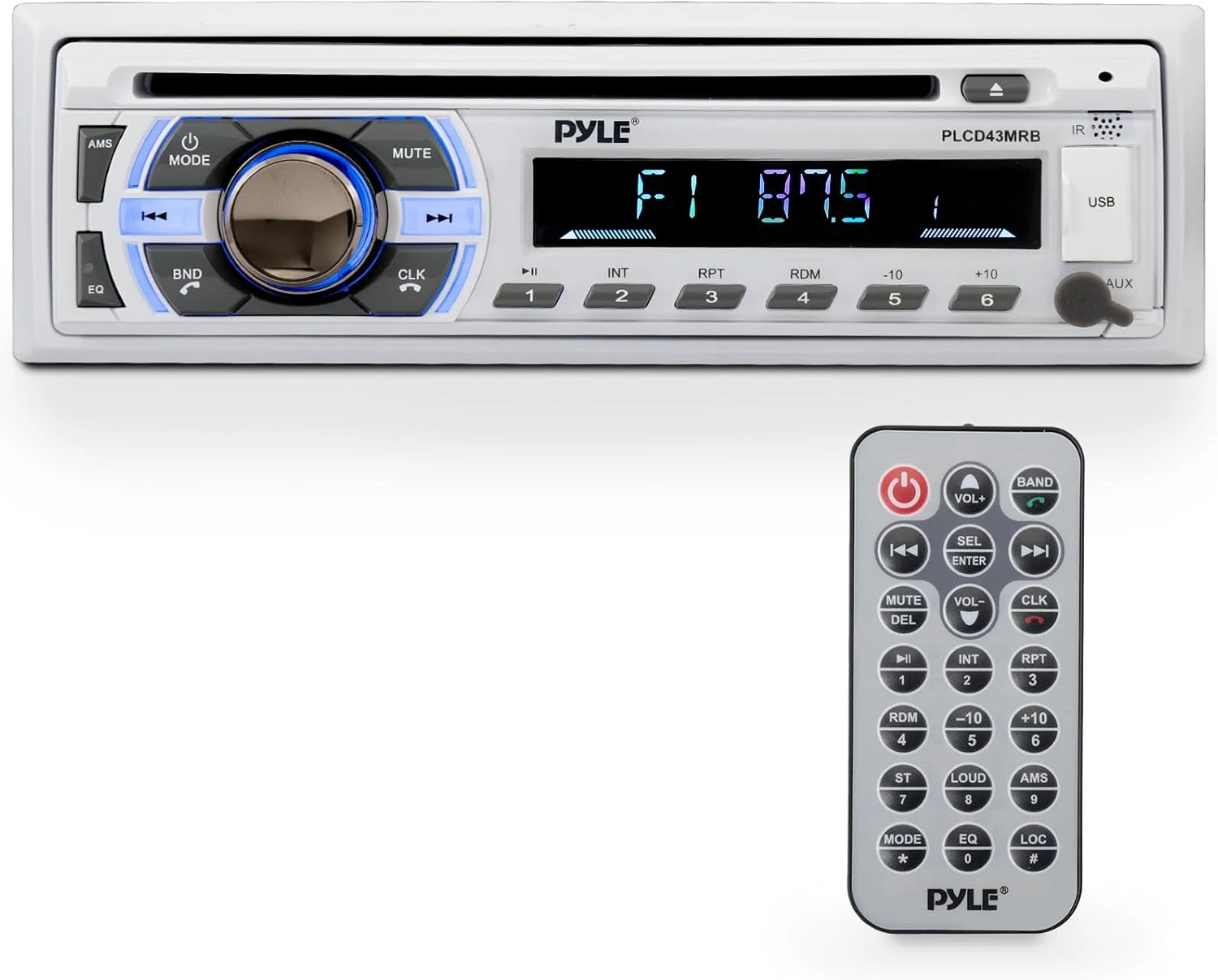 Pyle PLCD43MRB Boat Bluetooth Marine Stereo Receiver