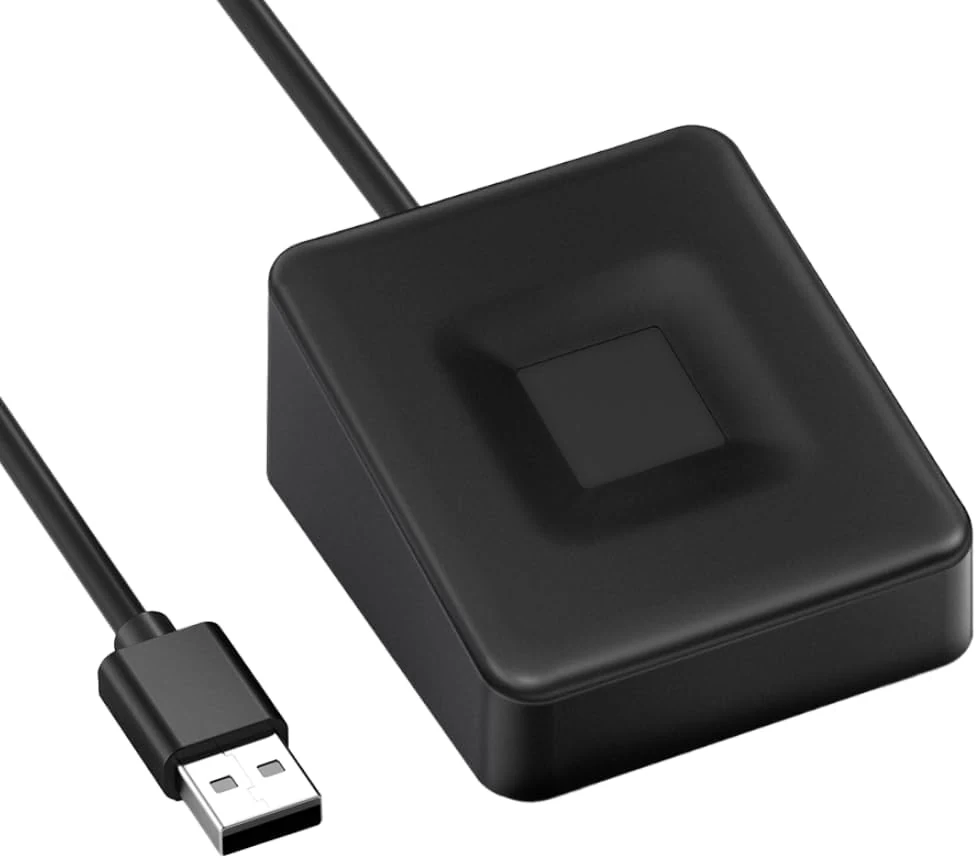TEC ESS Enhanced Sign in Security USB Fingerprint Biometric Passkey Scanner (SecureTouch TE-FPA-CA1)