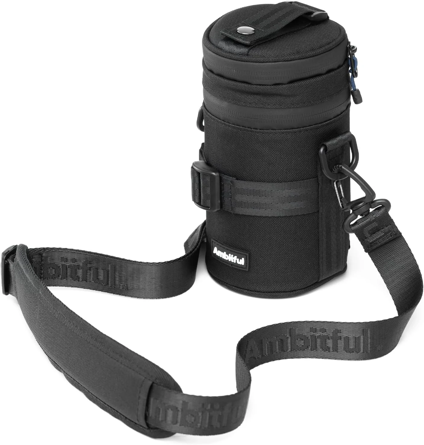AMBITFUL Thick Camera Lens Pouch Case, Water/Dust/Shock Protection Lens Pouch (80×135mm)