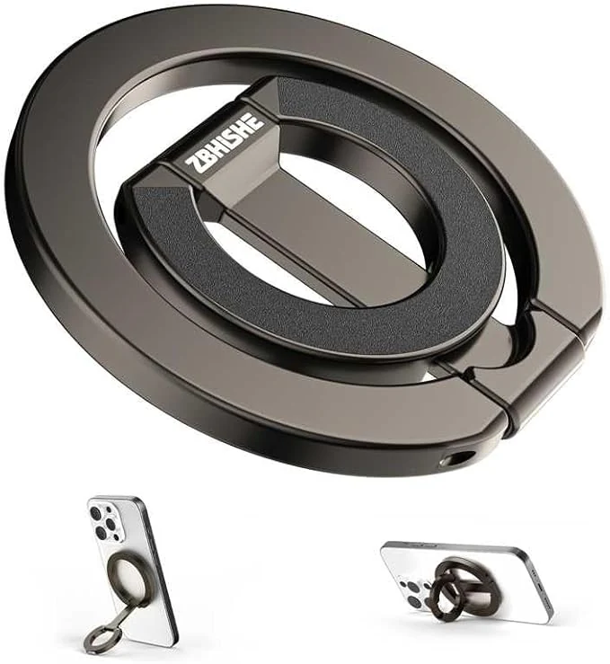 Magnetic Phone Ring for MagSafe Grip [Dual-Sided Magnetic] [Super Magnet]