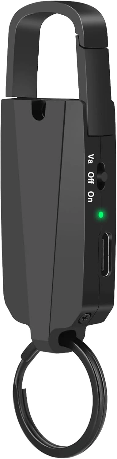 AKALULI 64GB Digital Voice Recorder with Playback (Keychain, Voice Activated)