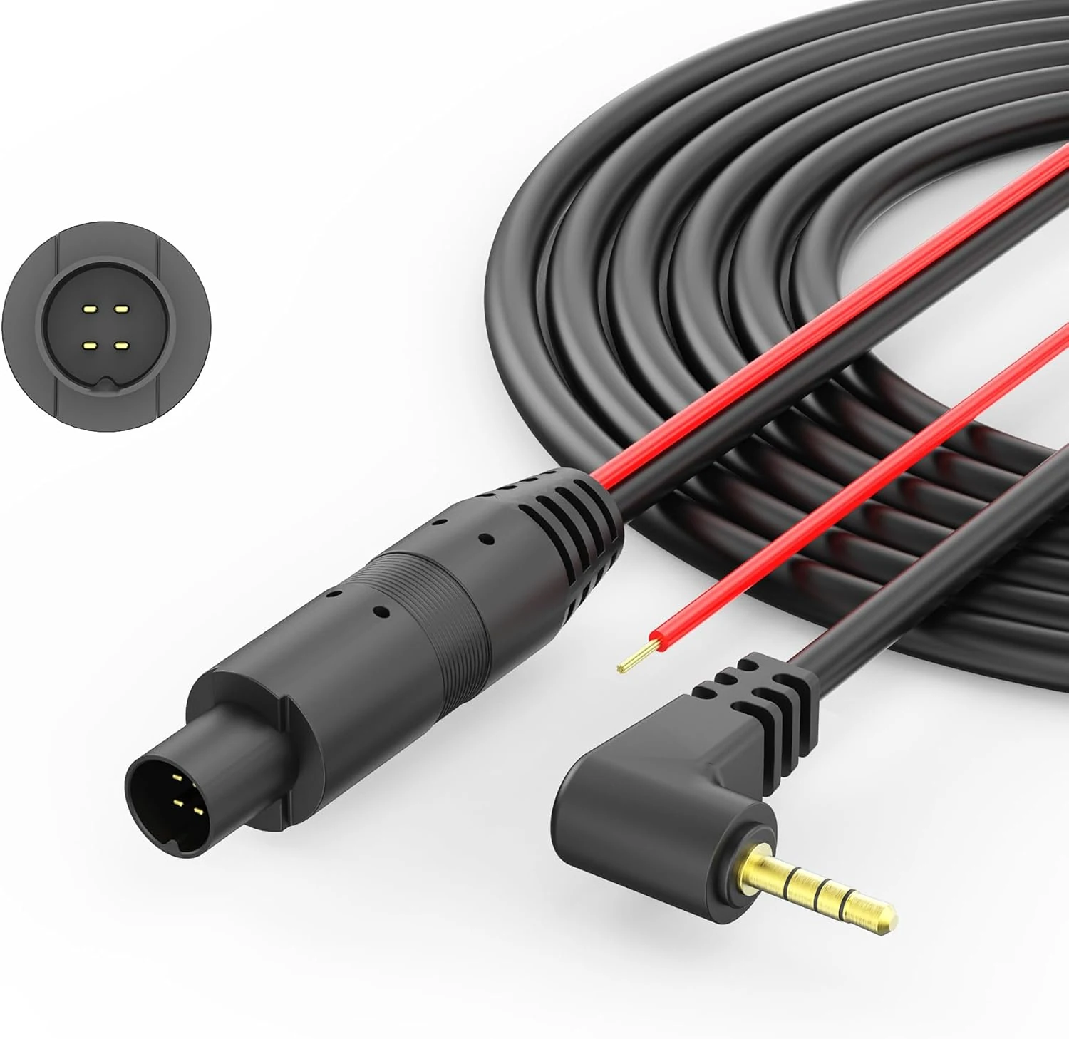 33FT Rear Camera Extension Cord for WOLFBOX G840S G910 G930 G840H(Type-c) G850 G900 T10 Plus Mirror Dash Cam Backup Camera