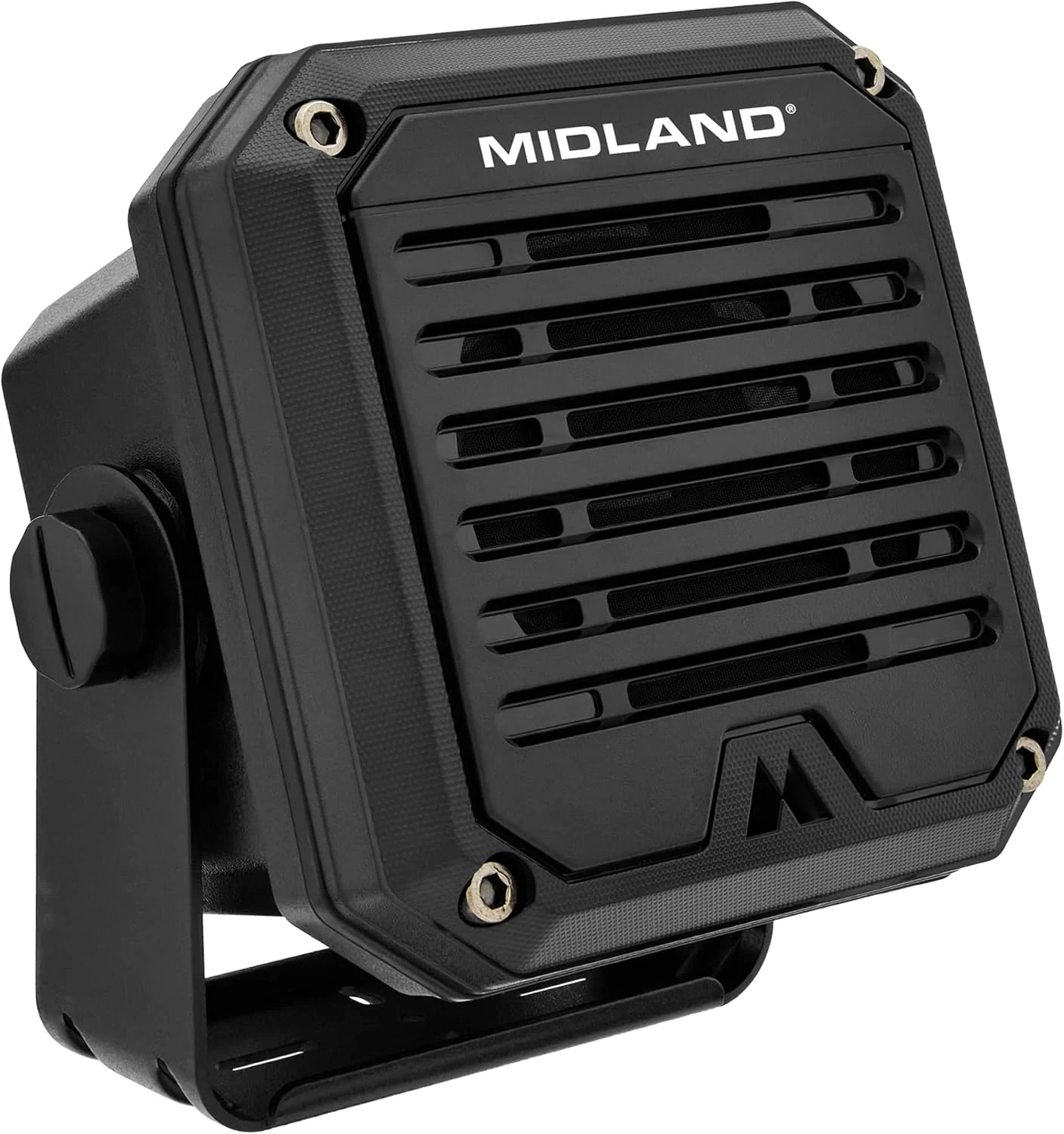 Midland SPK100 Heavy-Duty 20W External Speaker with Swivel Base (Waterproof)