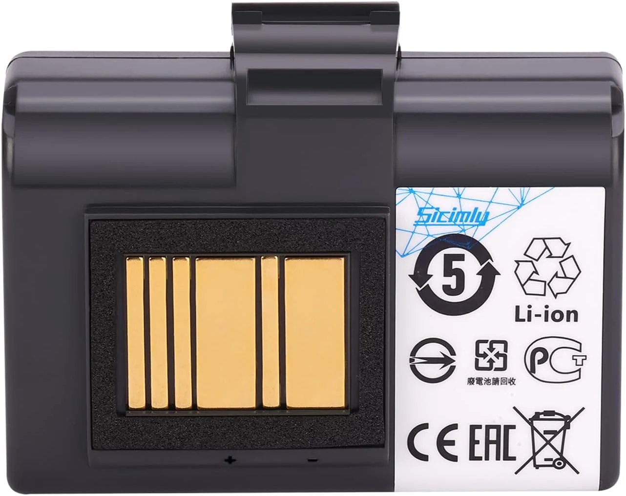 Sicimly 3400mAh Replacement Batteries for Zebra Printer ZQ520 ZQ521 QLN320