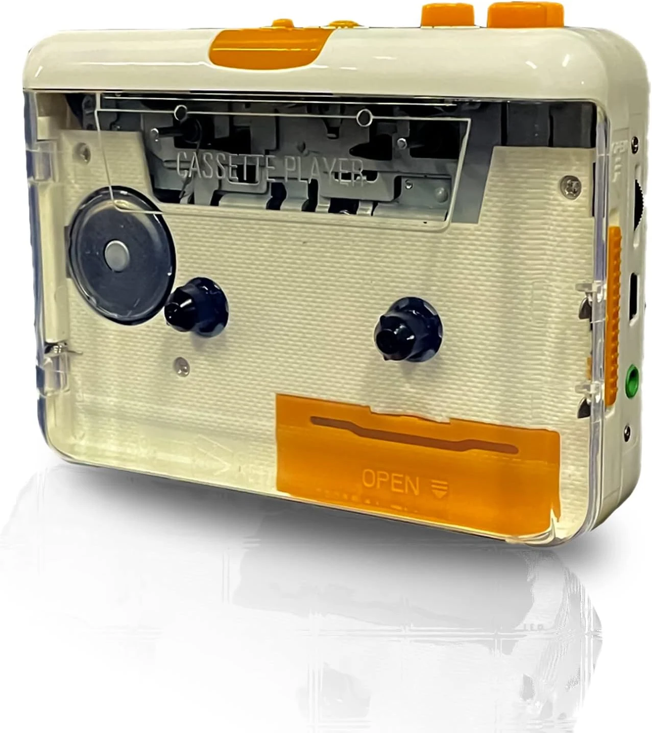 SOGTICPS Portable Tape Player Cassette Players Captures MP3 Audio Music via PC Compatible with Laptops and Personal Computers