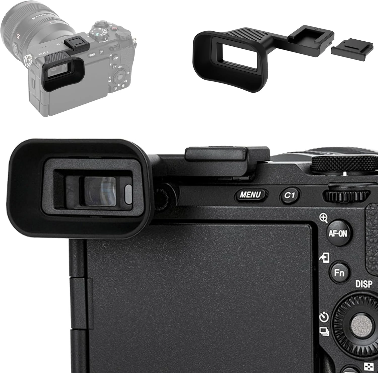Upgraded A7C II A7CR Eyecup Eye Cup with Hot Shoe review