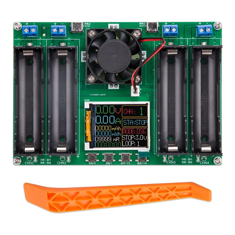 ZORZA 1Pcs Type-C 18650 Battery Capacity Tester Lithium Battery Internal review