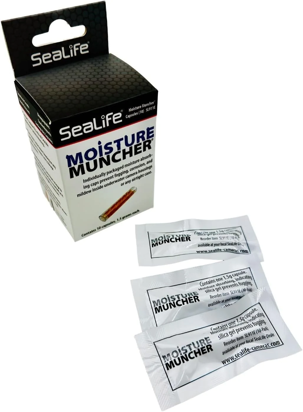 Sealife Moisture Muncher Capsules for SportDiver Underwater Housing for Smartphones (Orange)