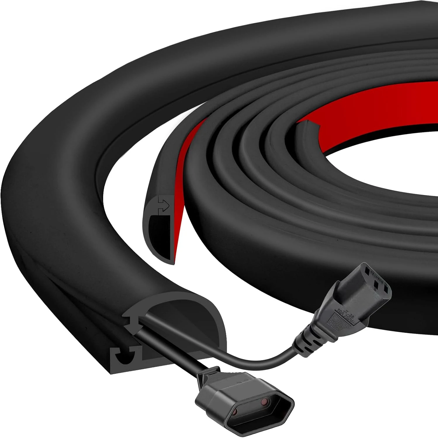 Silicone Wall Wire Hider, Side Open Wire Covers for Cords review