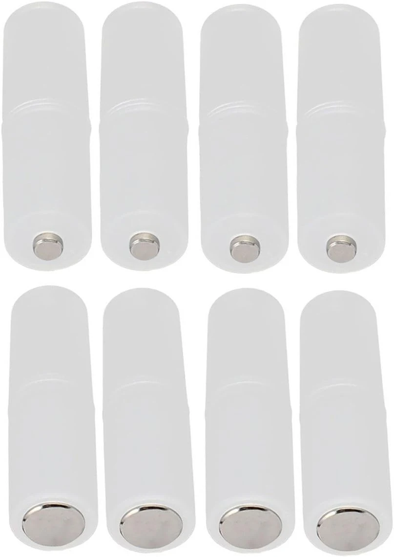 (Pack of 8 AAA to AA Battery Adapter, AAA to AA Battery Converter Holder, AAA to AA adapter for Battery Converter AAA to AA