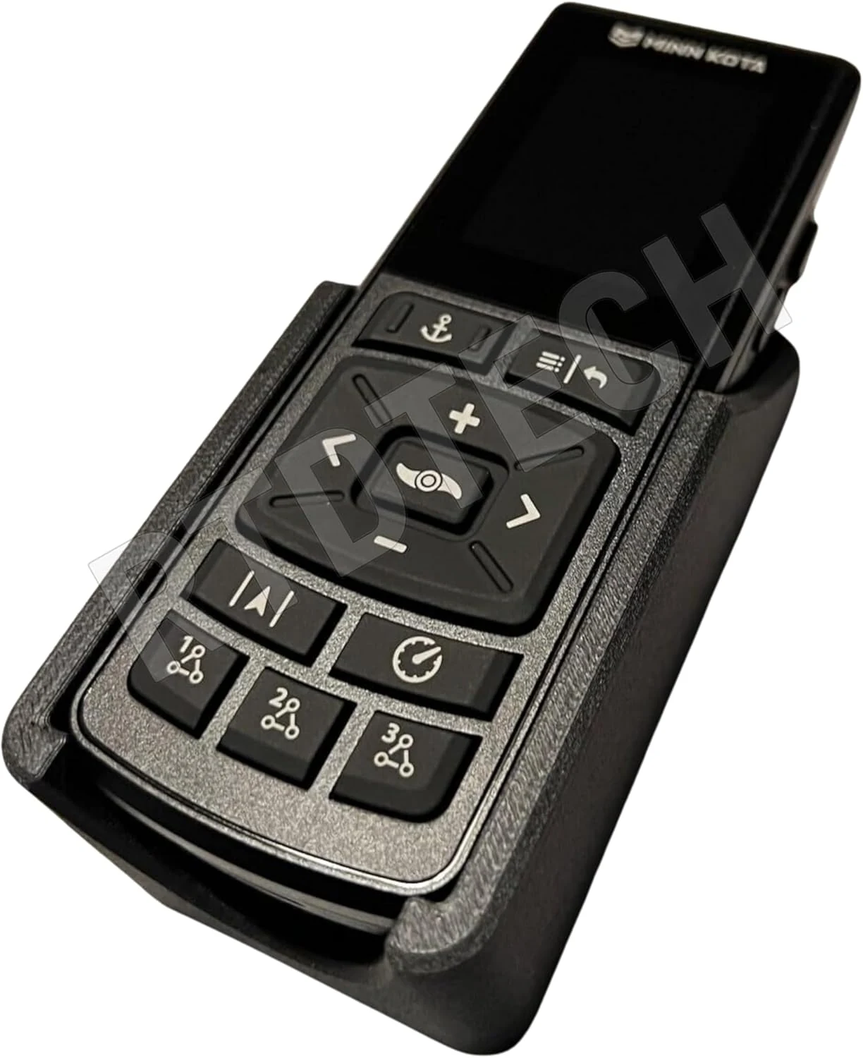 Remote Holder fits the Minn-Kota Advanced GPS trolling Motor Remote (Carbon Fiber Infused)