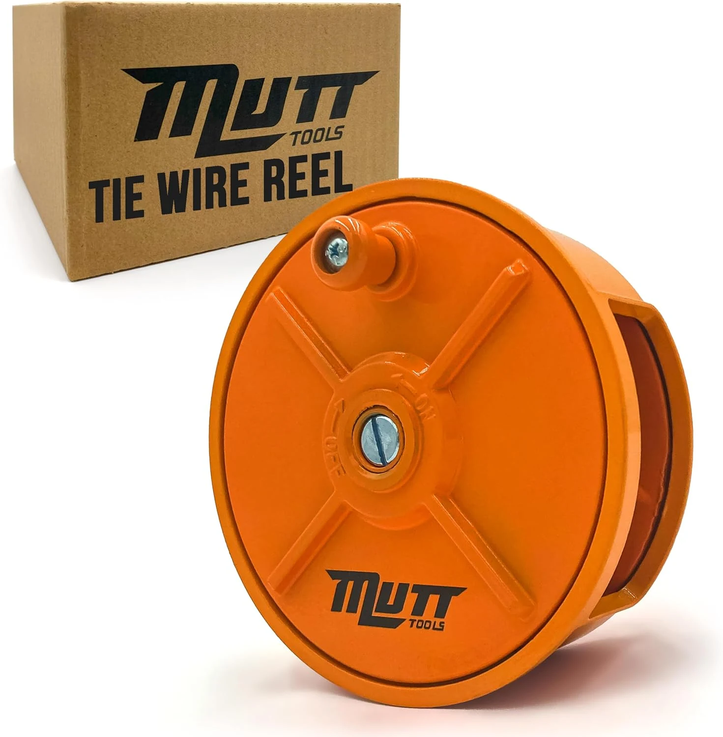 Mutt Tools Aluminum Tie Wire Reel with Belt Loops