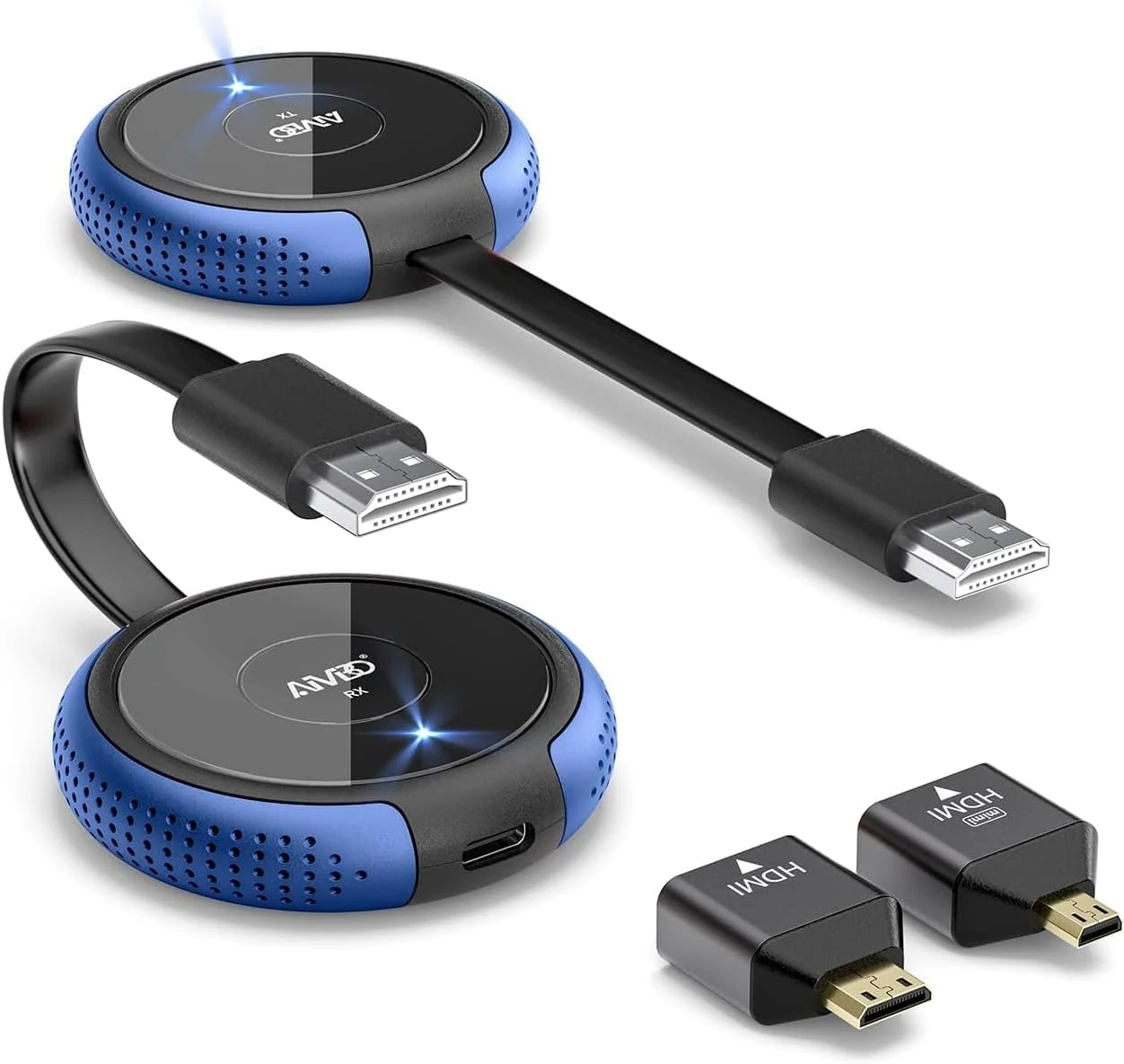 TIMBOOTECH Wireless HDMI Transmitter and Receiver 4K, Casting Media Video/Audio/File