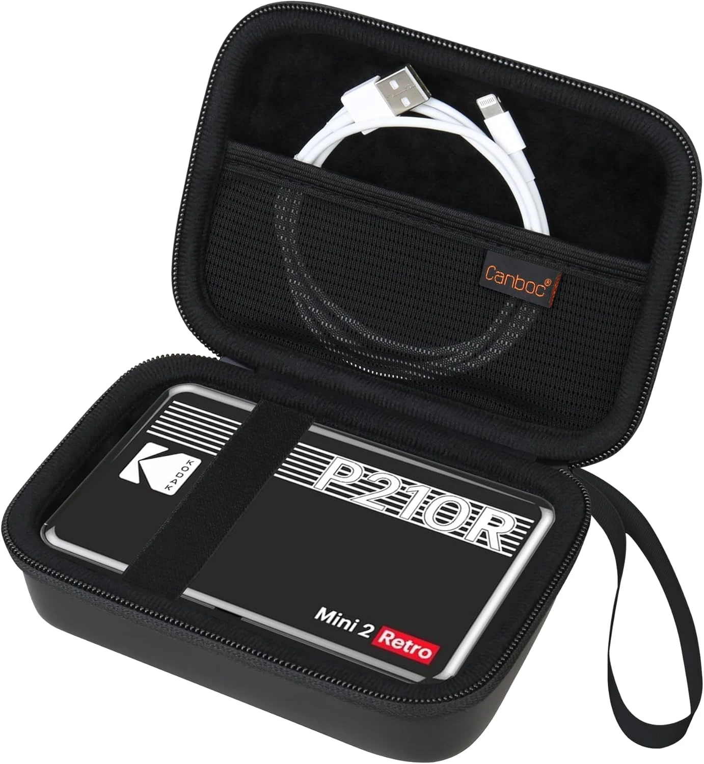 Canboc Carrying Case for KODAK Mini 2 Retro 4PASS Portable Photo Printer/KODAK Mini Shot 2 Retro 4PASS 2-in-1 Instant Digital Camera