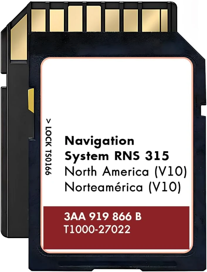 Latest V10 RNS 315 GPS Navigation SD Card (Updated North America Maps)