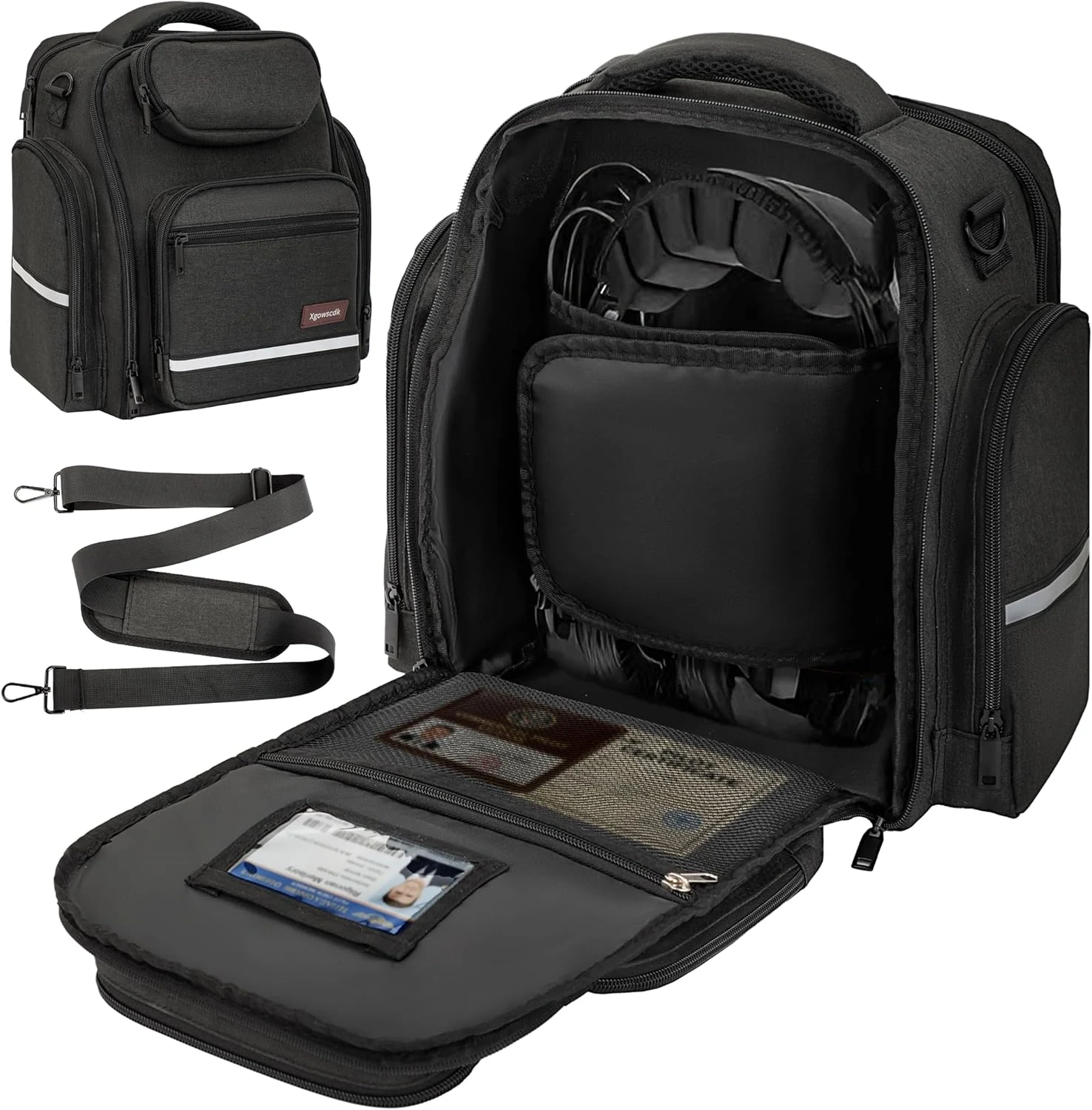 Flight Bag for Pilots, Pilot Bag for Aviation Headset with Padded Protection