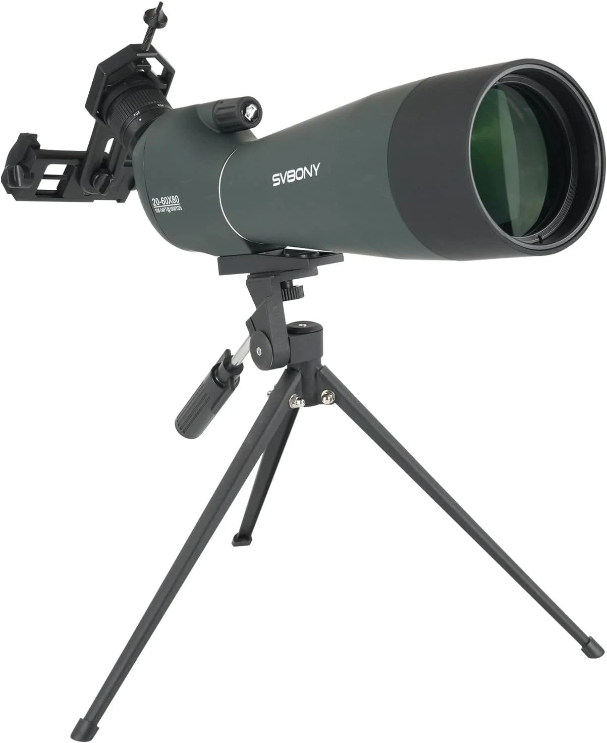 SVBONY SV28 20-60x80 New Version Spotting Scope for Target Shooting, review