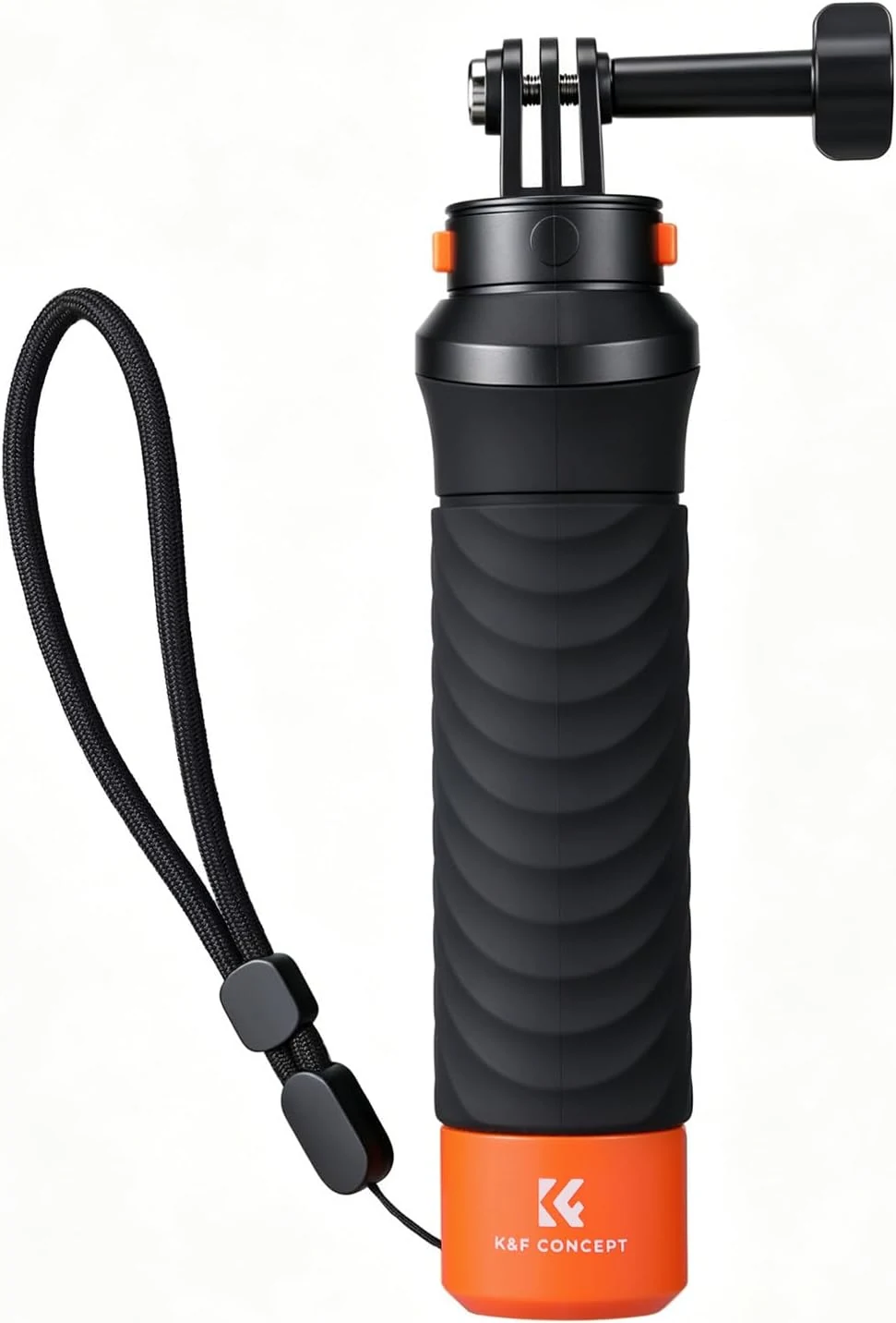 K&F CONCEPT Waterproof Floating Hand Grip Compatible with GoPro Hero 13 12 11 10 9 8 Black, DJI Osmo Action 5 Pro/6/4/3/2