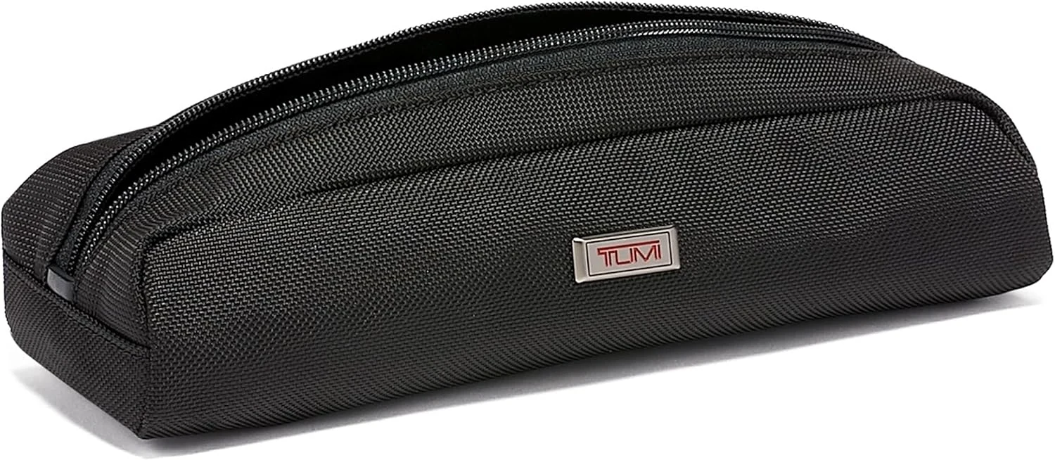 TUMI - Alpha Electronic Cord Pouch - Slim Zip Entry Travel Tech and Cable, Charger and Small Accessory Organizer - Black