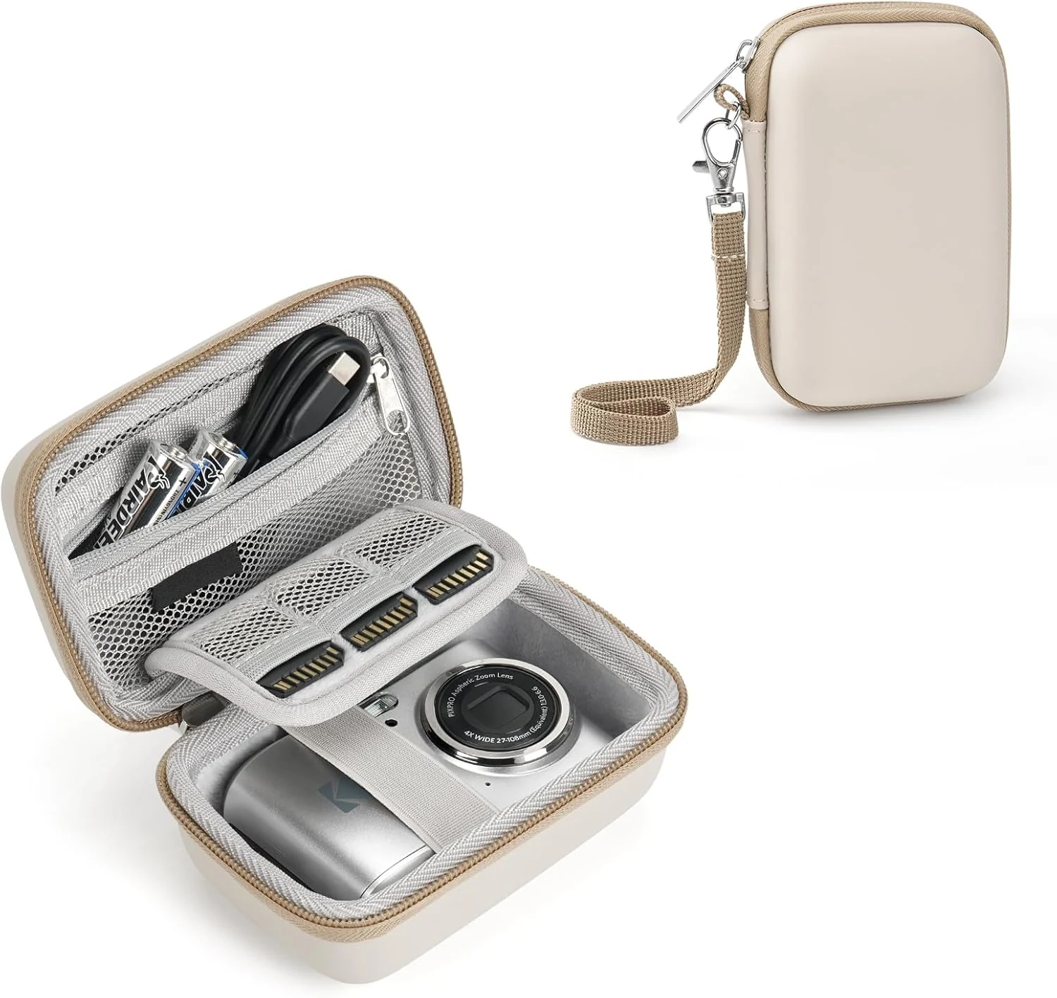 YINKECASE digital camera case fit for KODAK PIXPRO FZ45/FZ55 (DC402-AF, DC403) and compatible Canon IXUS