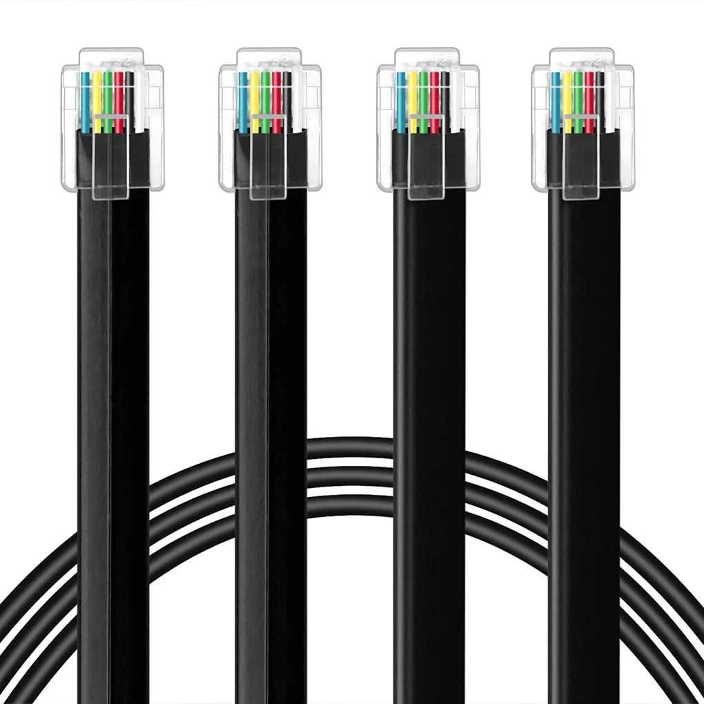 NECABLES 2Pack RJ12 Cable 6ft Phone Cord RJ12 6P6C Male review