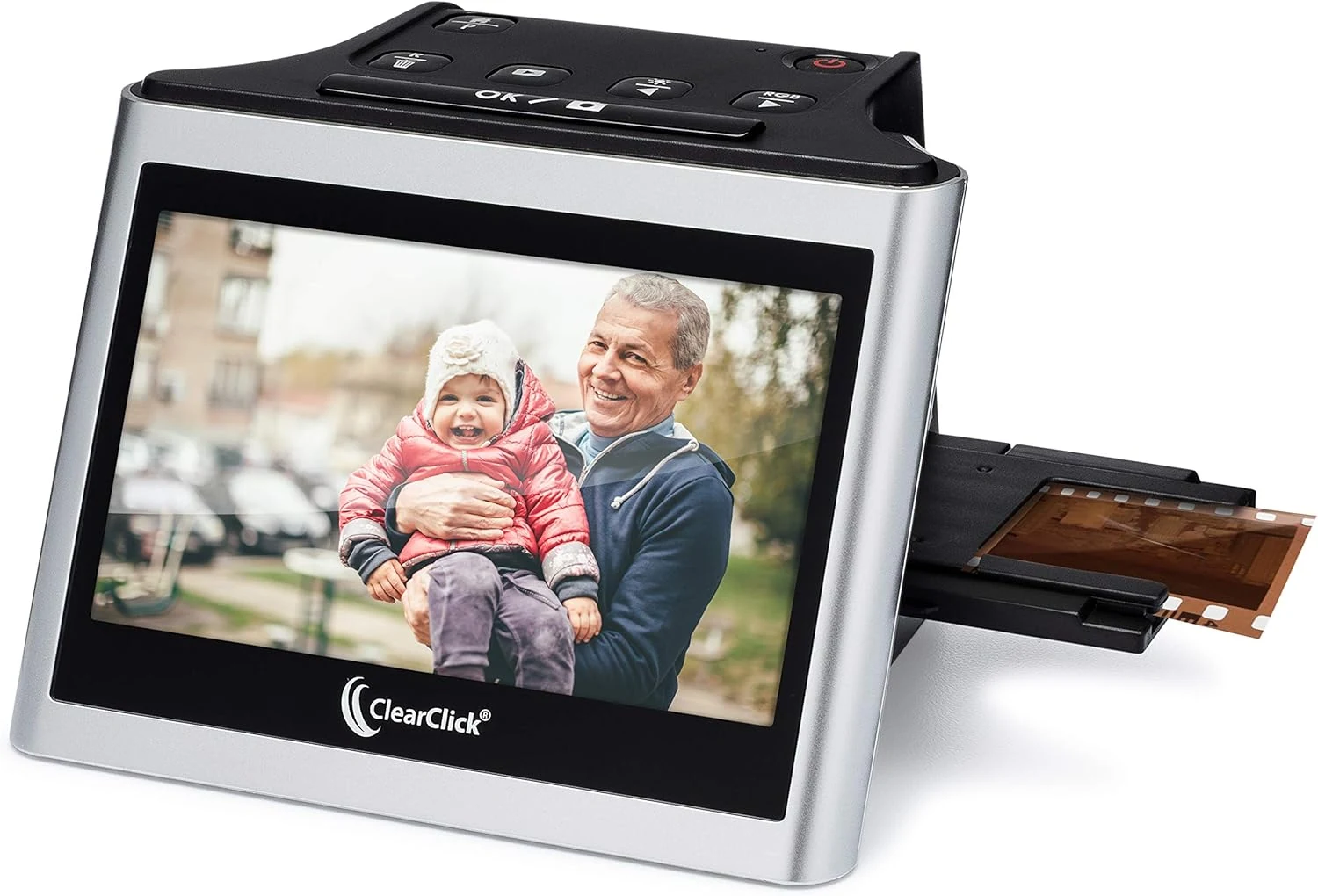 ClearClick Virtuoso 2.0 (Second Generation) 22MP Film & Slide Scanner with Extra Large 5" LCD Screen