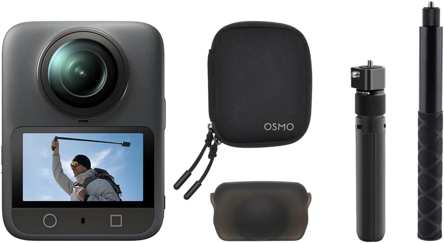 DJI Osmo 360 Vortex Combo, 360 Action Camera with 1-Inch 360° Imaging