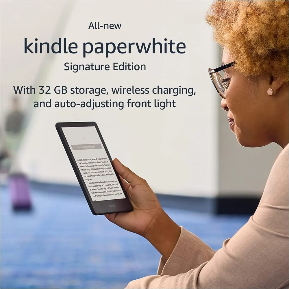 Like-New Amazon Kindle Paperwhite Signature Edition (32 GB) | With wireless charging, 6.8" display and auto-adjusting front light