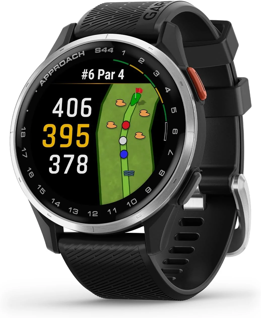 Garmin Approach® S44, Essential Golf GPS Smartwatch, AMOLED Display, On-Course review