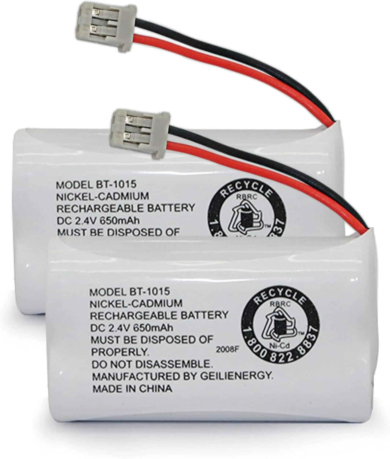BT-1015 BT1015 Battery Compatible for Uniden BT1007 BT-1007 BT904 BT-904 (2-Pack)
