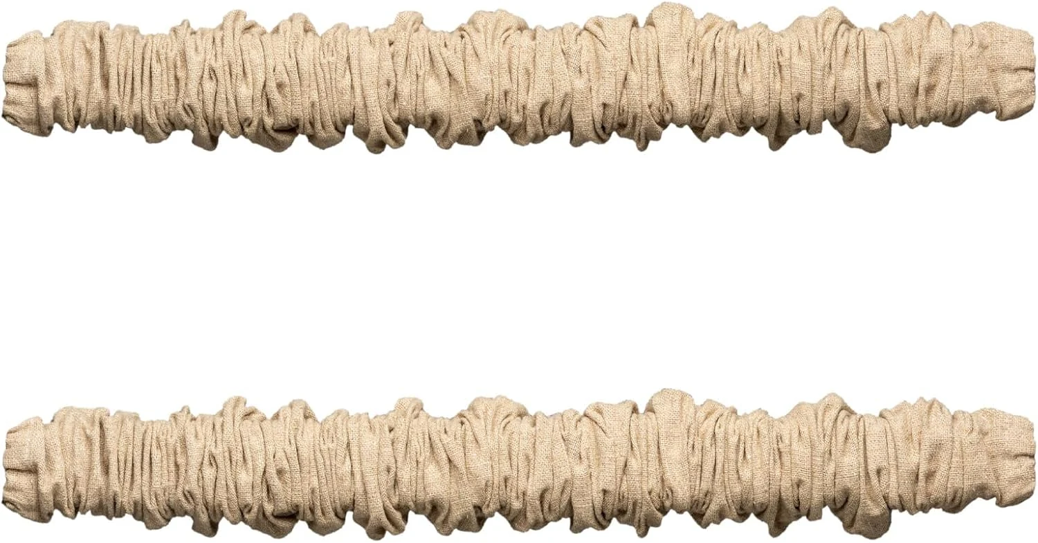 EIFHYT Fabric Cord Cover & Chandelier Chain Cover 2 Pack (6Feet, Brown)