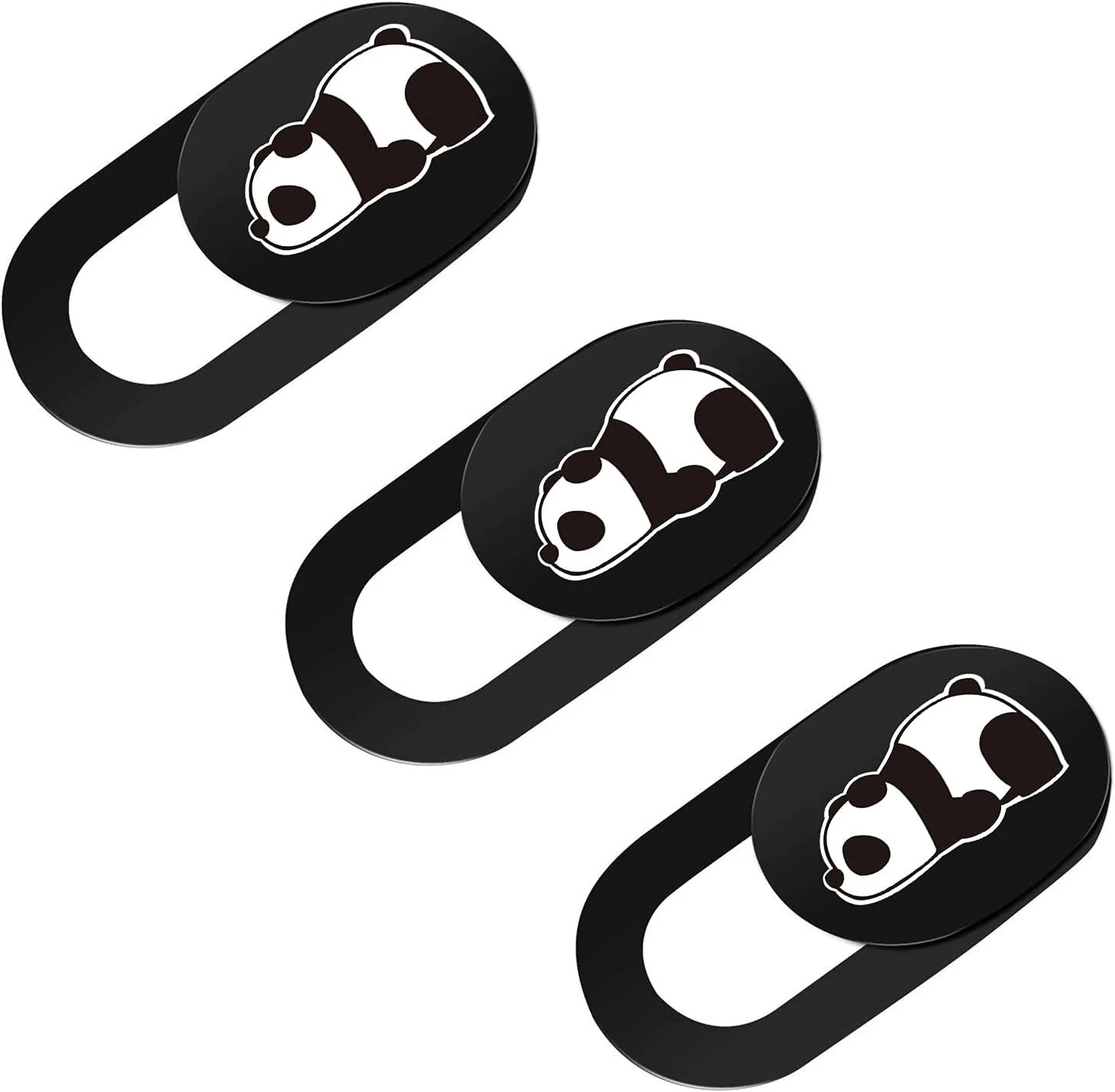 SIREG Webcam Cover Slide Ultra Thin - Cute Panda Web Camera Cover
