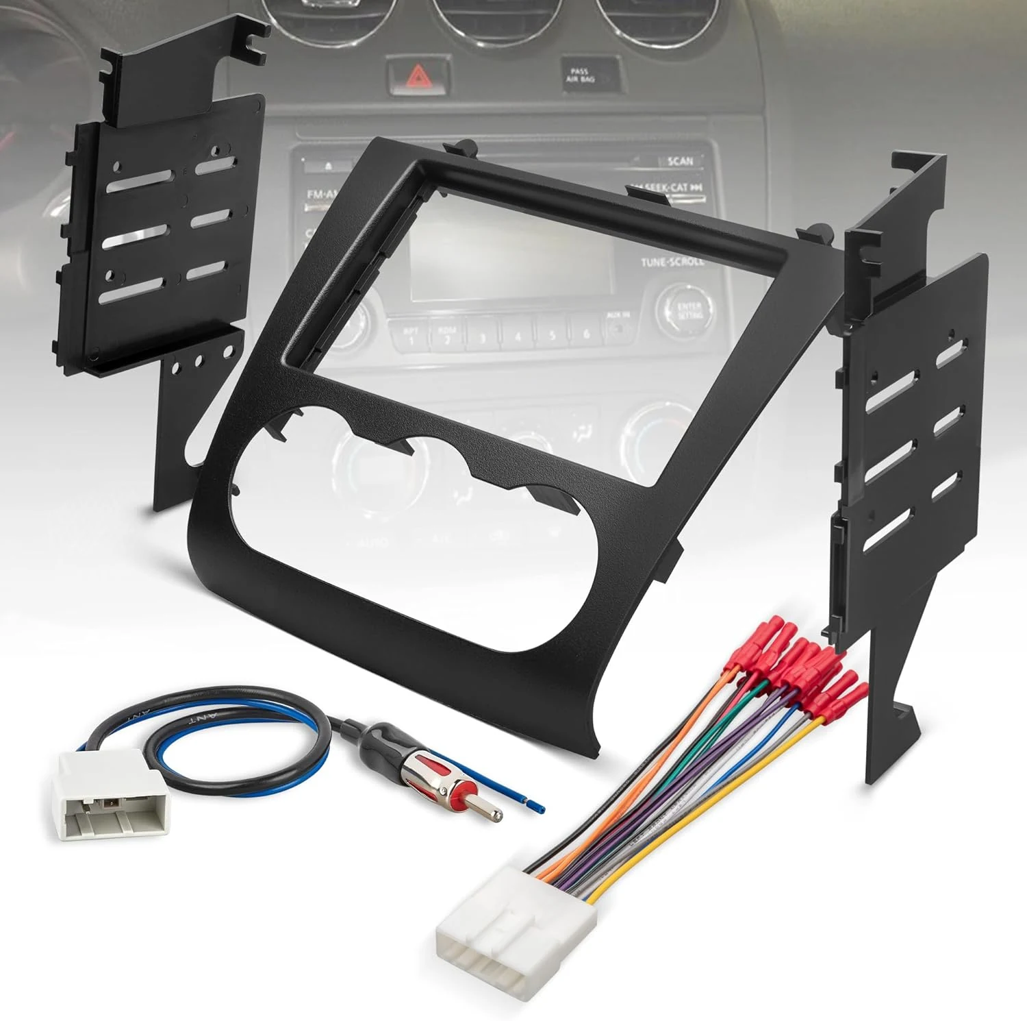 NuIth Double DIN Radio Dash Kits for Nissan Altima 2007-2012
