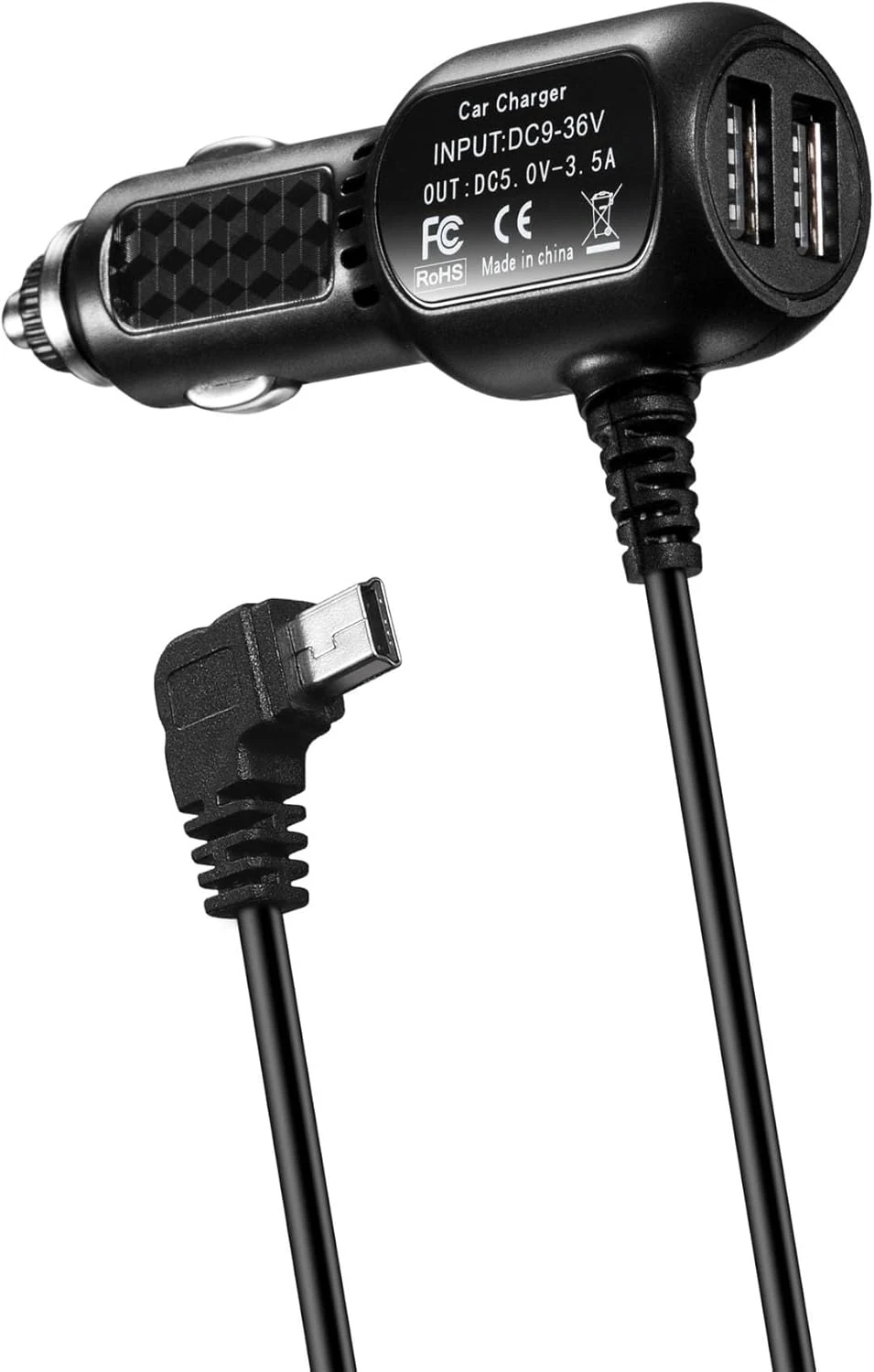 Car Charger Adapter Cord Compatible for Garmin Dezl 580 LMT-S, 570LMT, 770LMTHD, 780 LMT-S, OTR500, OTR700, RV 780 & Traffic, zumo 396 LMT-S GPS Navigator