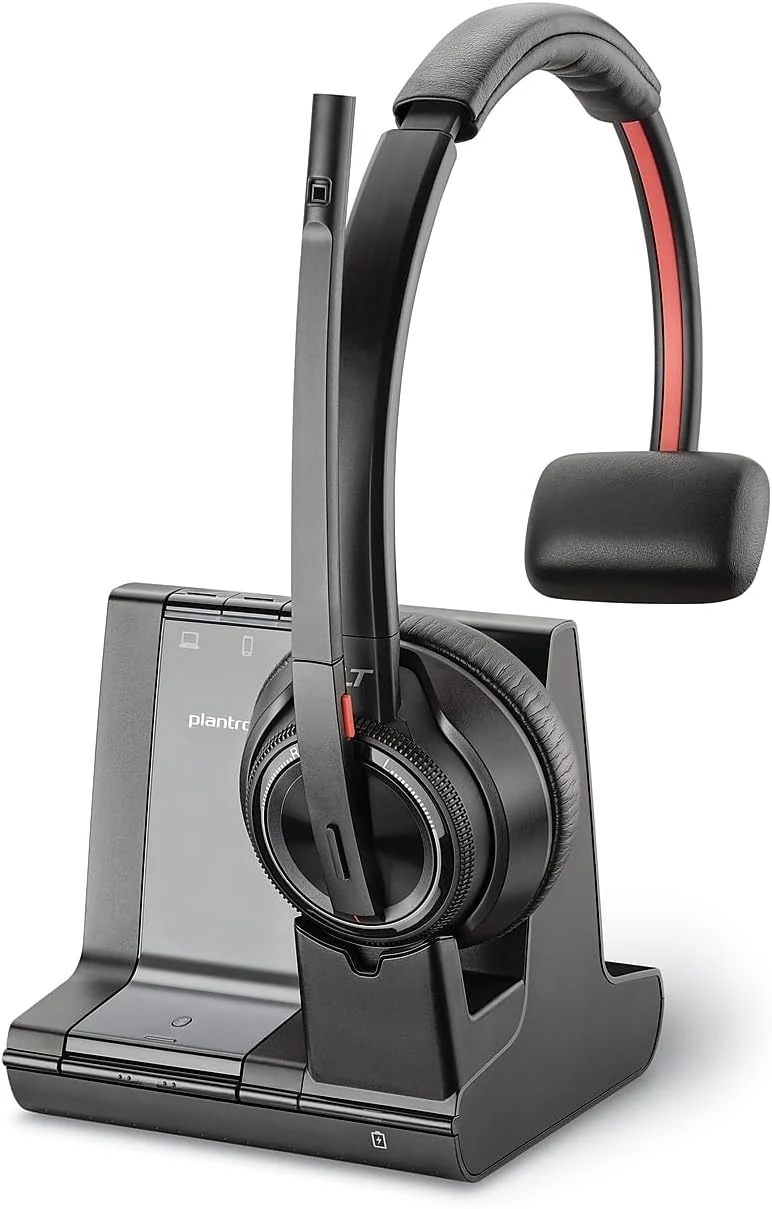 Plantronics Savi 8210 Office Wireless DECT Headset (Poly) (Mono)