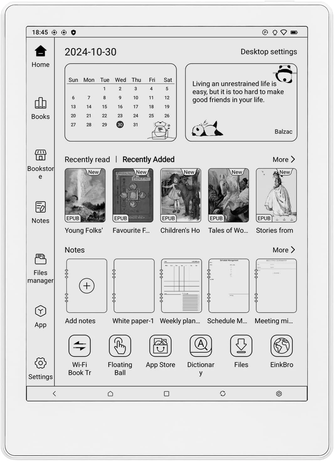Meebook M8 | 7.8" E Ink Android Tablet (300 PPI, microSD up to 1TB)