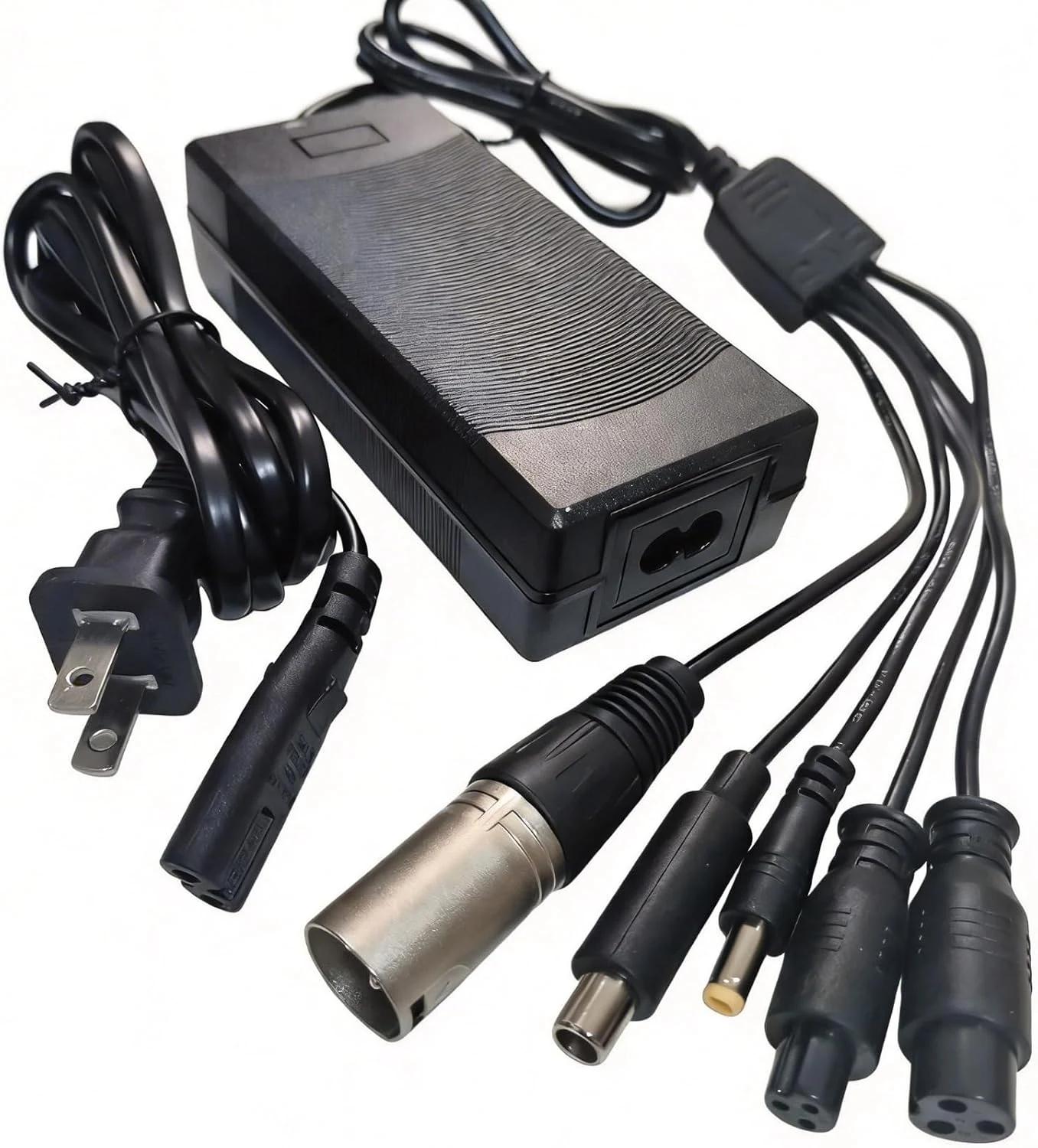 24V (29.4V max) 2A Universal Electric Wheelchair,Mobility Scoote-r Battery Charger (5 Plugs) for 7S Lithium Batteries
