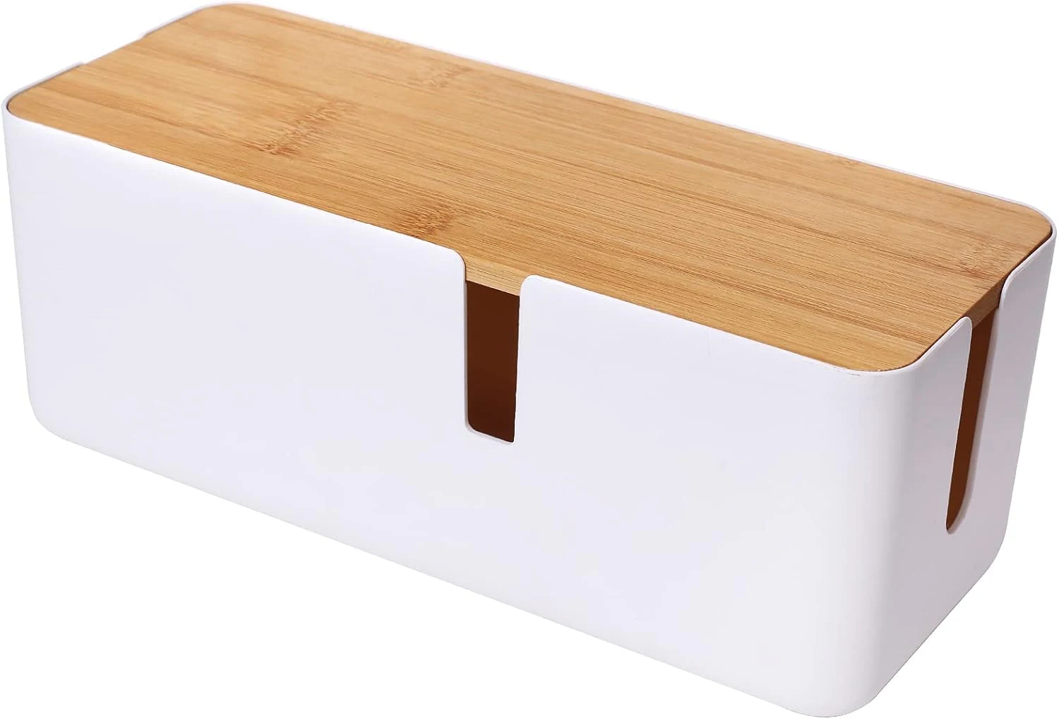 Changsuo Small Cable Management Box with Bamboo Lid for Extension review