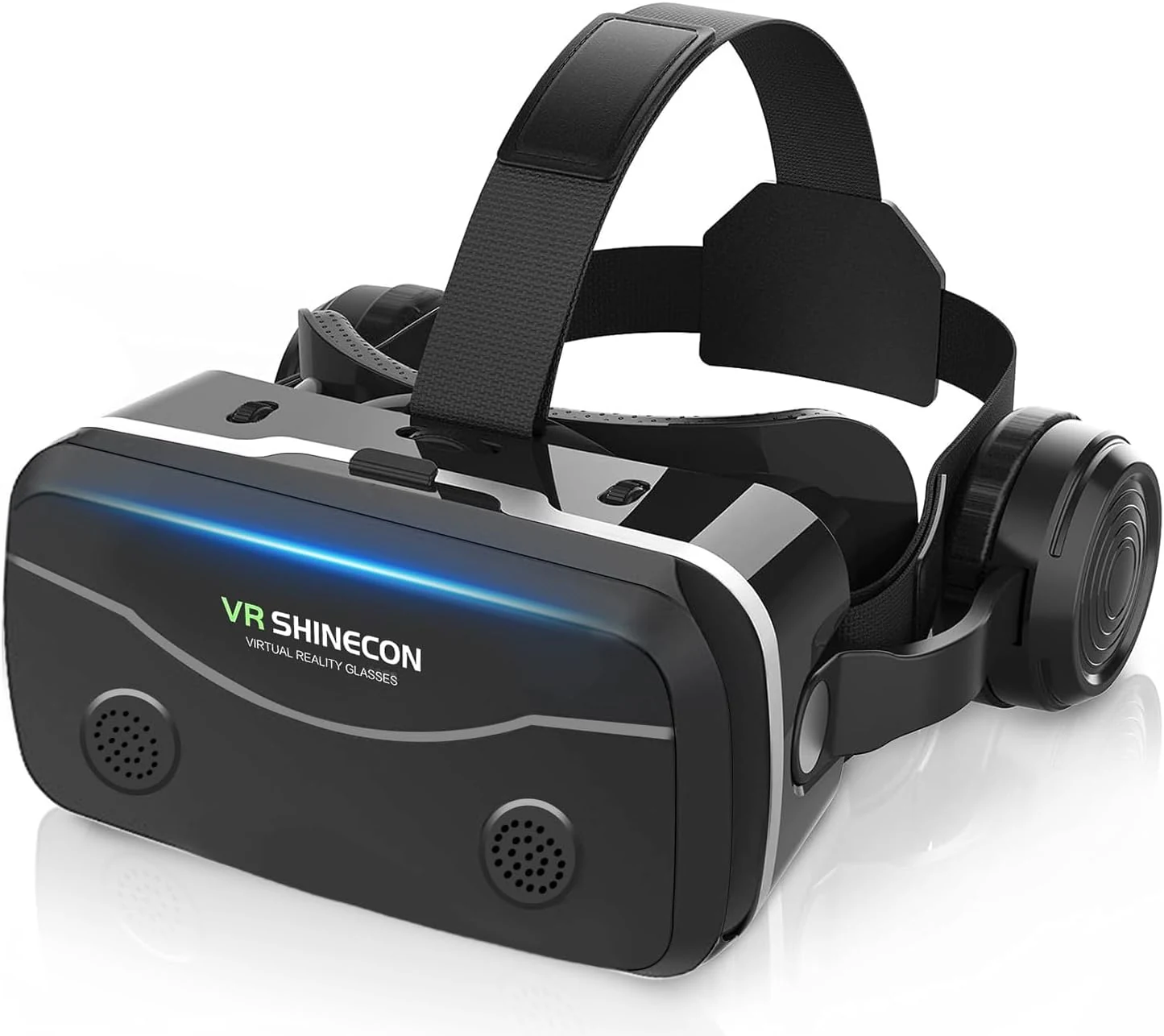 CoCerKet all-in-one smartphone VR headset (built-in hi-fi headphones, 120° fov, aspherical lenses)