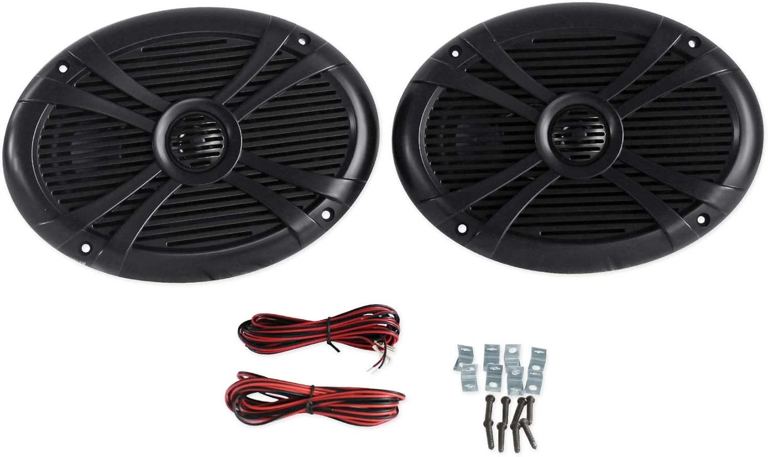 Rockville RMSTS69B 1000W 6x9 2-Way Marine Speakers (Waterproof, PEI Dome, Pair)