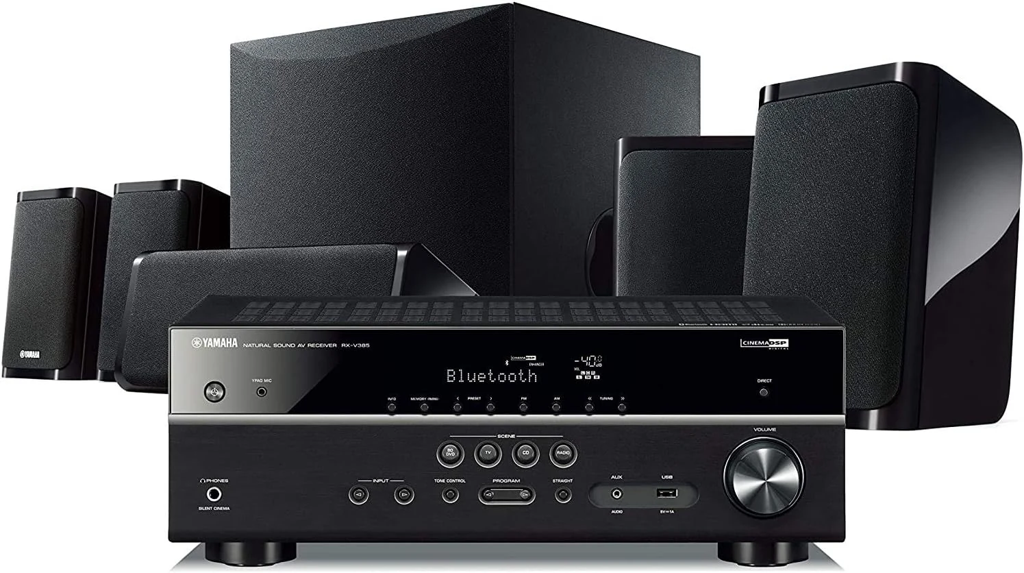 Yamaha YHT-4950U 4K Ultra HD 5.1-Ch Home Theater System with Bluetooth - Black