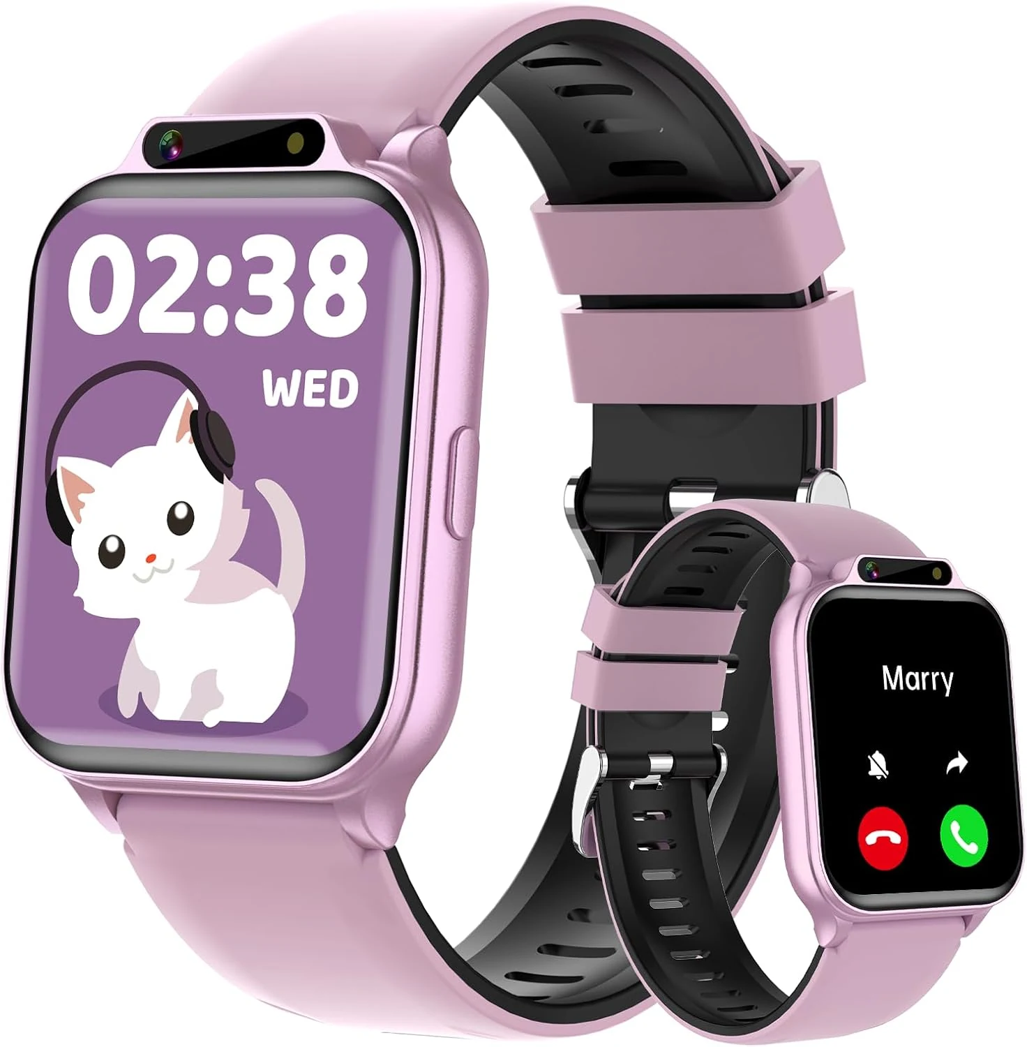 Smart Watch for Kids, 1.85" Fitness Tracker with Heart Rate