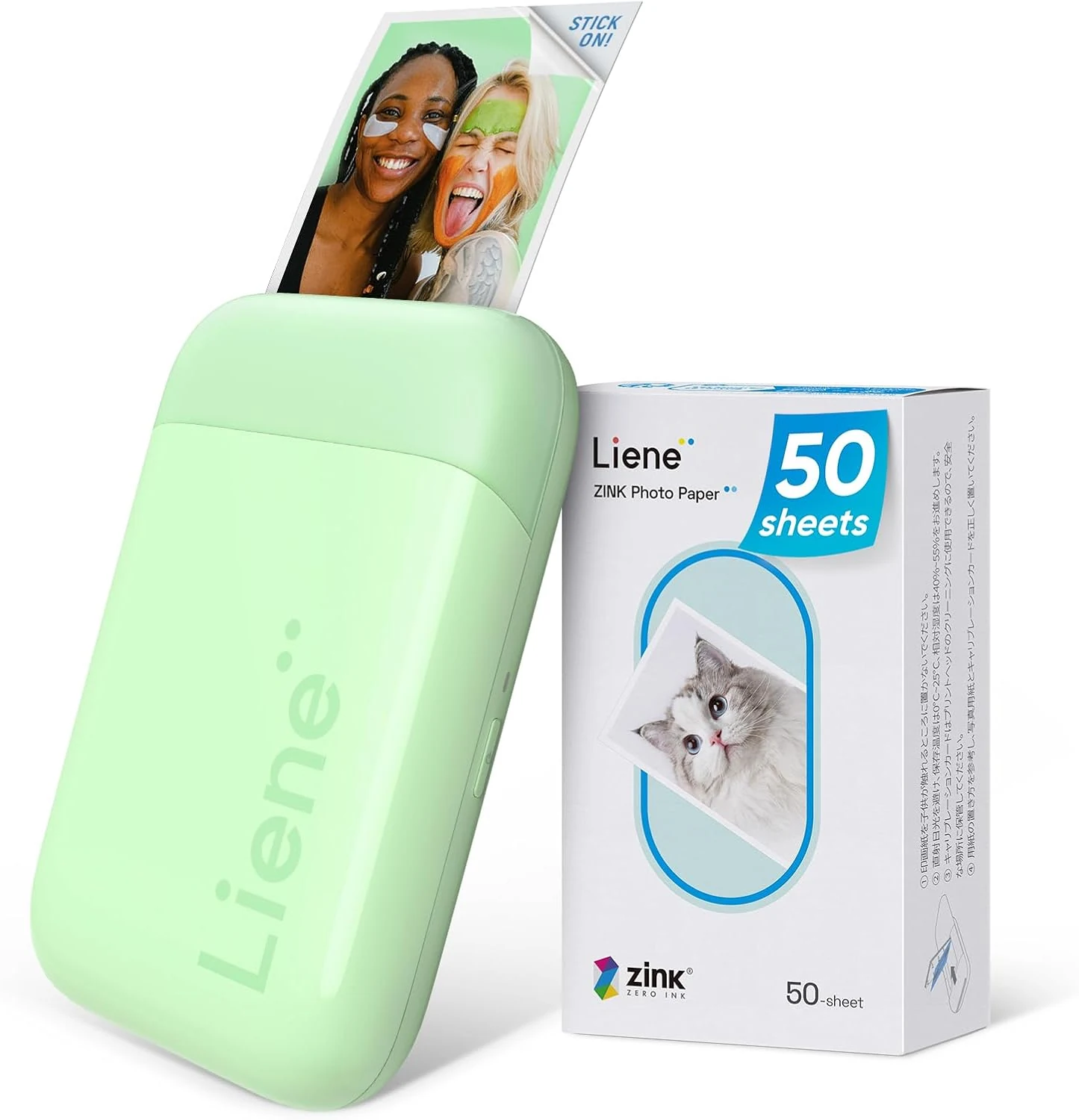 Liene Pearl K100 Photo Printer, 2x3” Mini Portable Instant Phone Printer