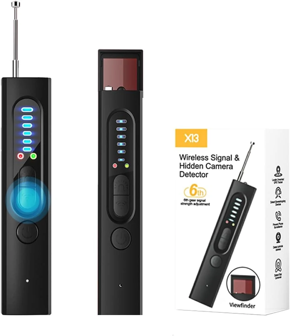 Hidden Camera Detectors, 2024 Upgraded Anti-Spy RF Detectors, Listening Device Detector, GPS Tracker Detector, RF Wireless Signal Scanner for Home Office Travel