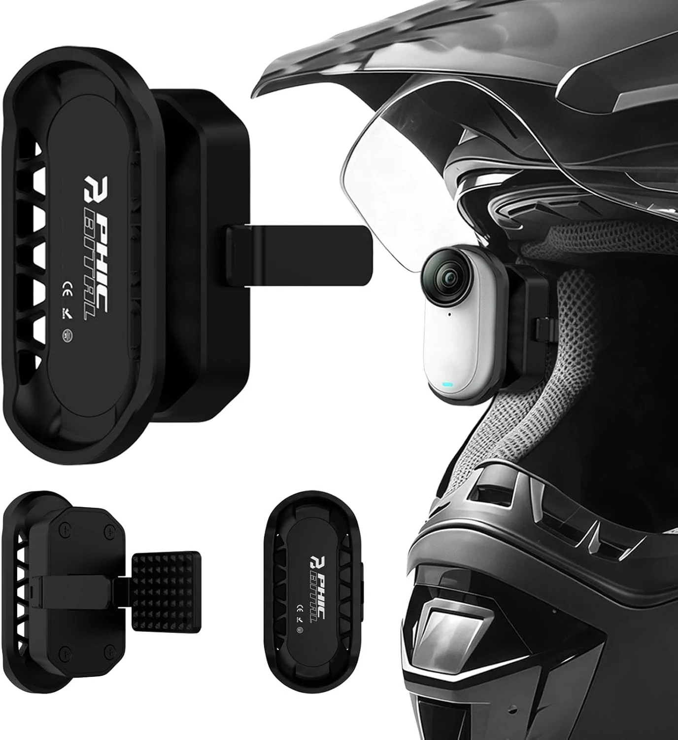 Motorcycle In-helmet POV Mount Fit for Insta360 GO 3S/GO 3
