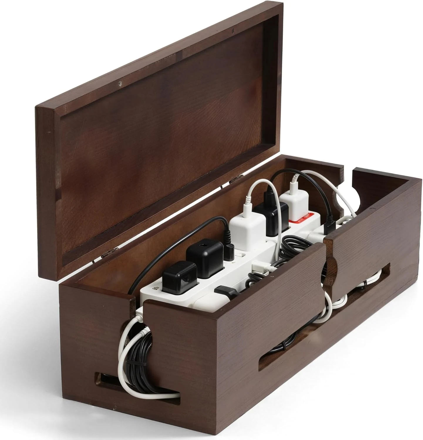 SenlanMot Wooden Cable Management Box