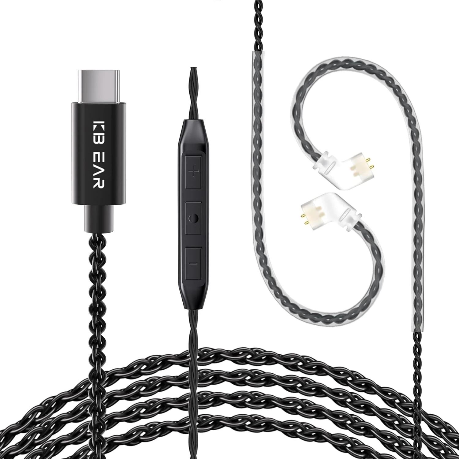 KZ ZS10 Pro IEM Cable, Type-C USB C Earbuds Cable (OFC, 1.2m)