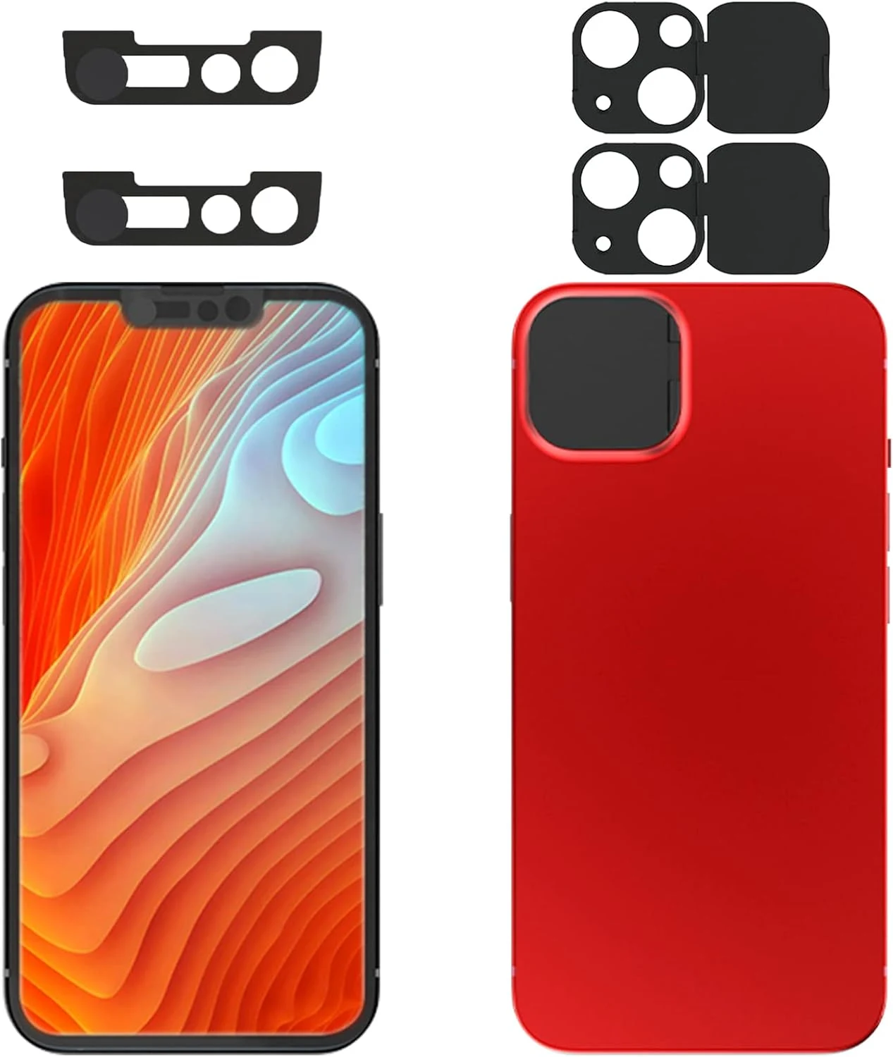 Privacy Cover Compatible for iPhone13 /iPhone 13 Mini with iPhone 13 Front Camera Cover (2 Pack)